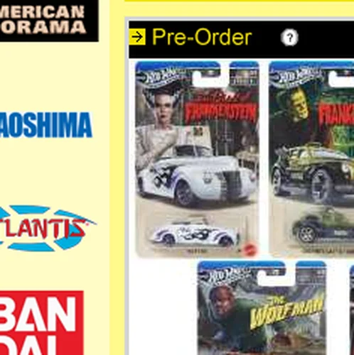 Fotografie de referință pentru Hot Wheels Cutie 24 Monster / Pop Culture