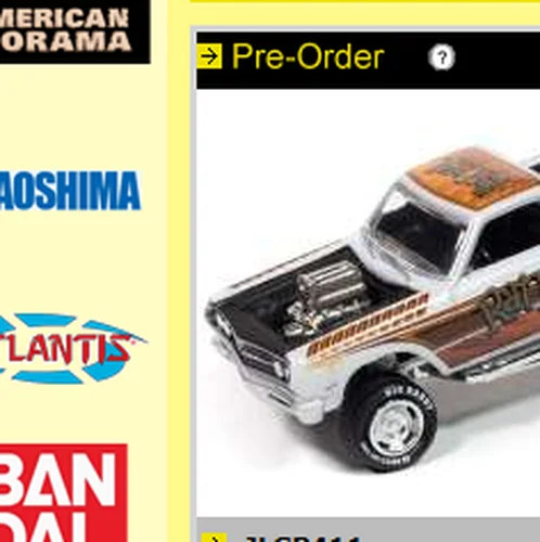 Fotografie de referință pentru Johnny Lightning Ford El Camino / Funny Car